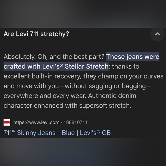 Levi’s 711 Raw Hem Skinny Jeans - Picture 14 of 14